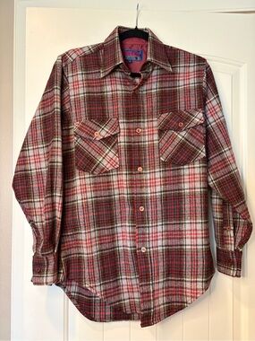 Ponderosa Red Plaid Flannel Shirt - S